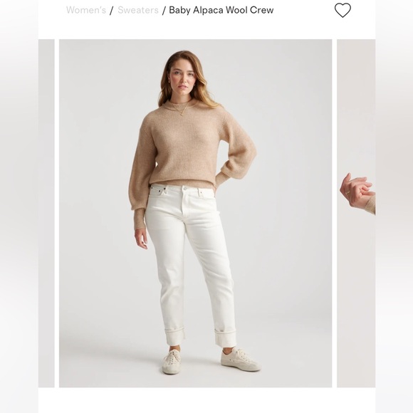 Quince women’s baby alpaca merino wool sweater - Picture 8 of 8